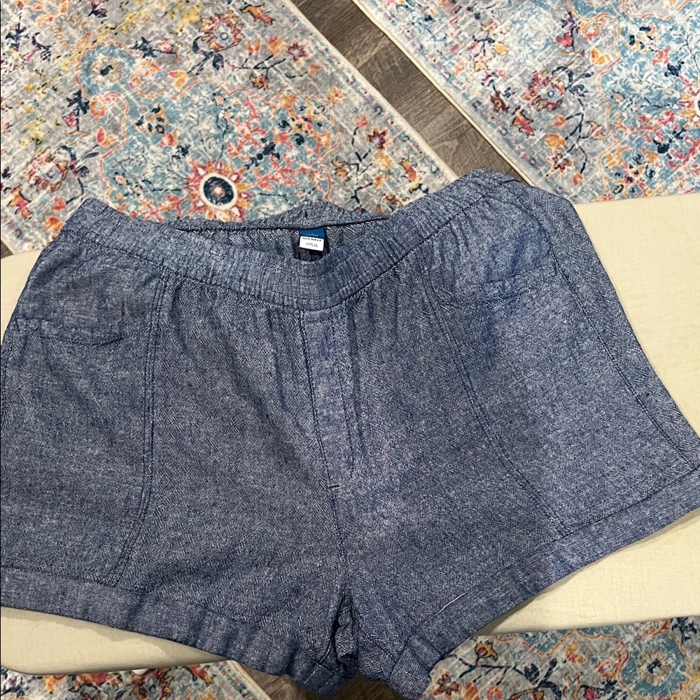 Old Navy High Waist Chambray Shorts